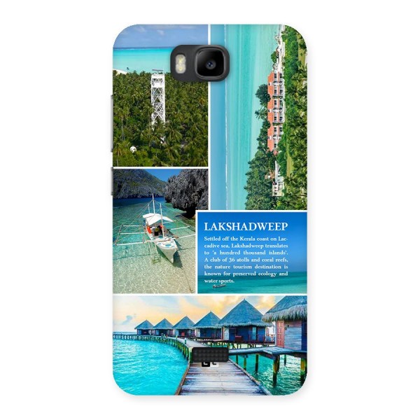 Lakshadweep Collage Back Case for Honor Bee