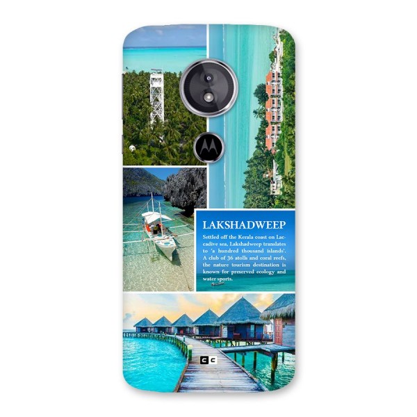 Lakshadweep Collage Back Case for Moto E5