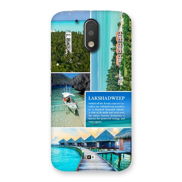 Lakshadweep Collage Back Case for Moto G4 Plus