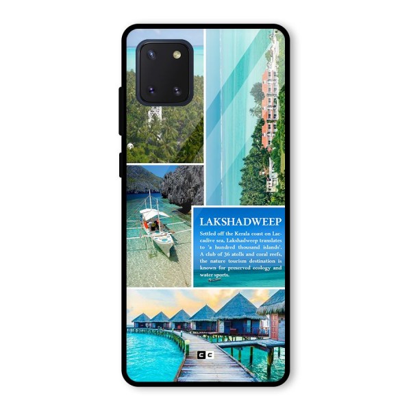 Lakshadweep Collage Glass Back Case for Galaxy Note 10 Lite