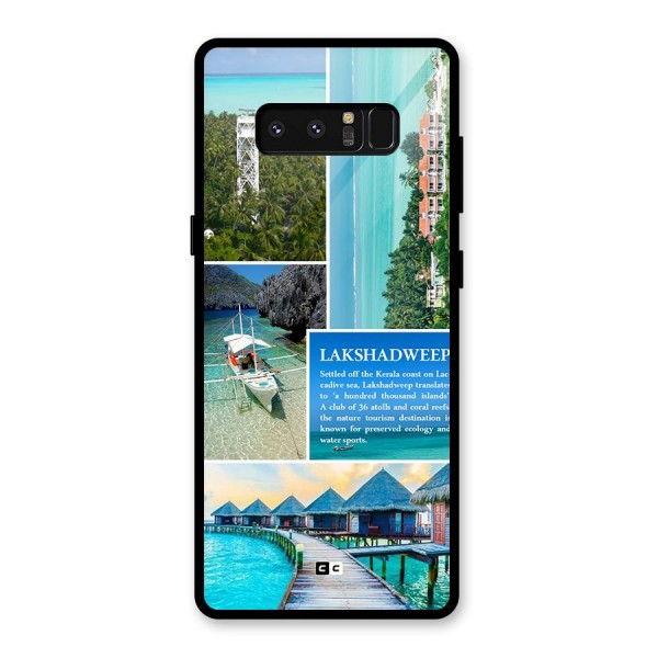 Lakshadweep Collage Glass Back Case for Galaxy Note 8