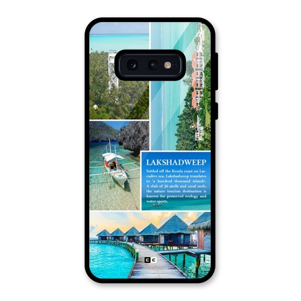 Lakshadweep Collage Glass Back Case for Galaxy S10e