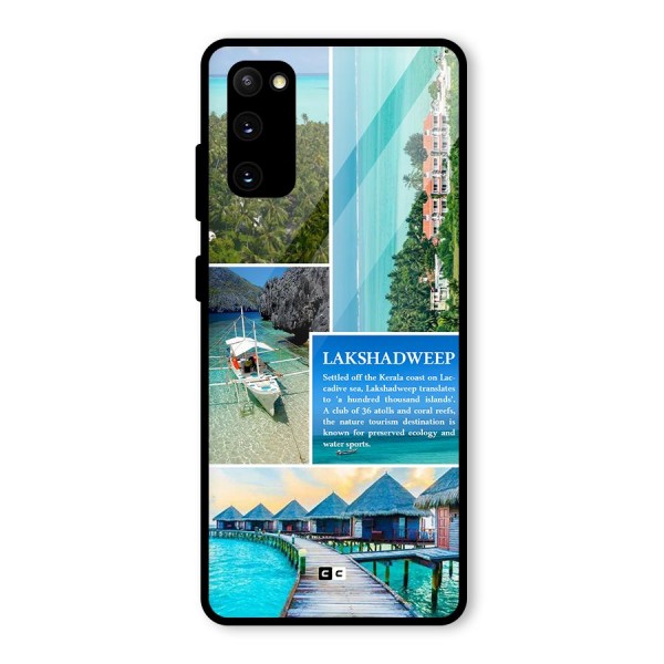 Lakshadweep Collage Glass Back Case for Galaxy S20 FE