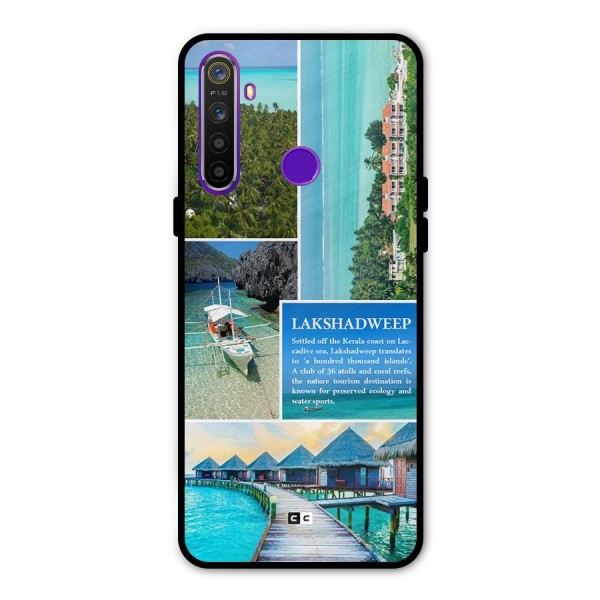 Lakshadweep Collage Glass Back Case for Realme 5s