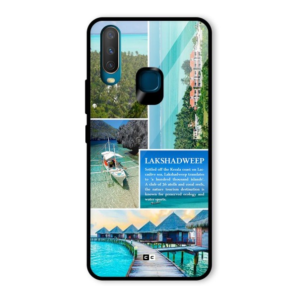 Lakshadweep Collage Glass Back Case for Vivo Y15