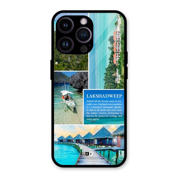 Lakshadweep Collage Glass Back Case for iPhone 14 Pro Max