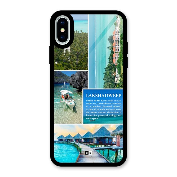Lakshadweep Collage Glass Back Case for iPhone X