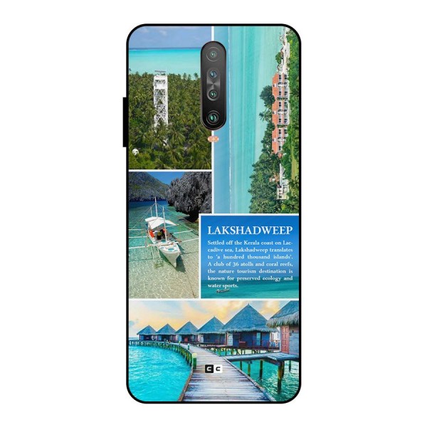Lakshadweep Collage Metal Back Case for Poco X2