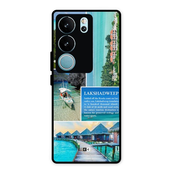 Lakshadweep Collage Metal Back Case for Vivo V29