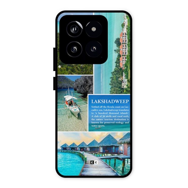 Lakshadweep Collage Metal Back Case for Xiaomi 14