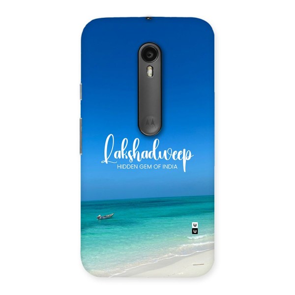 Lakshadweep Hidden Gem Back Case for Moto G3