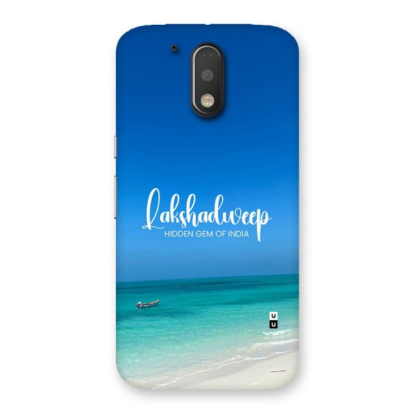 Lakshadweep Hidden Gem Back Case for Moto G4 Plus