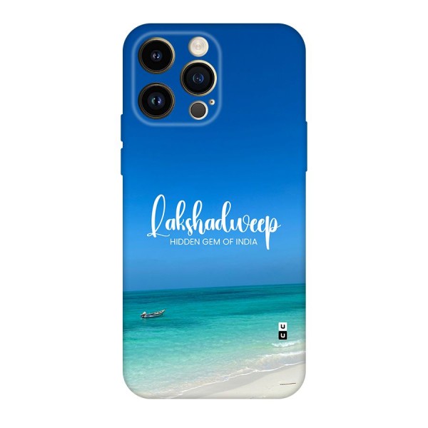 Lakshadweep Hidden Gem Back Case for iPhone 14 Pro Max