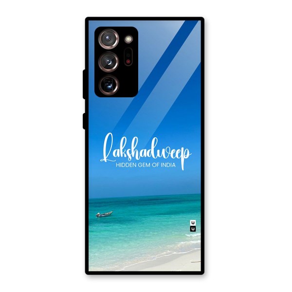 Lakshadweep Hidden Gem Glass Back Case for Galaxy Note 20 Ultra 5G