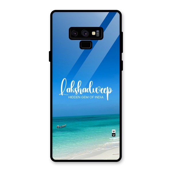Lakshadweep Hidden Gem Glass Back Case for Galaxy Note 9