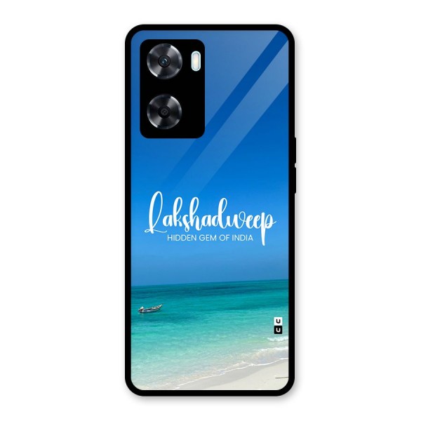 Lakshadweep Hidden Gem Glass Back Case for Oppo A77