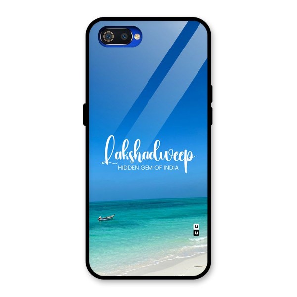 Lakshadweep Hidden Gem Glass Back Case for Realme C2