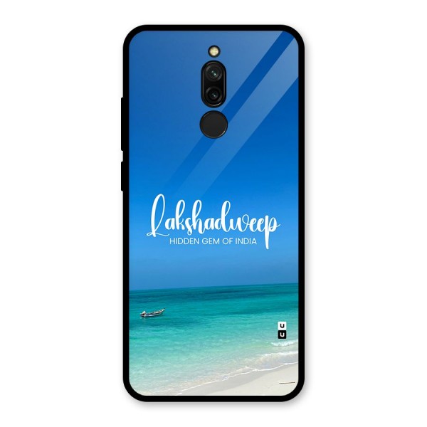 Lakshadweep Hidden Gem Glass Back Case for Redmi 8
