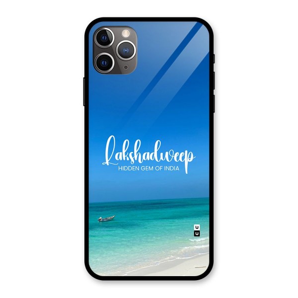 Lakshadweep Hidden Gem Glass Back Case for iPhone 11 Pro Max