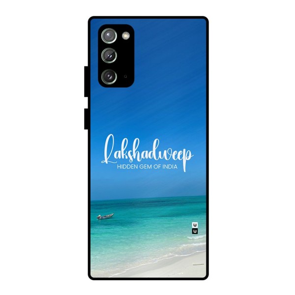 Lakshadweep Hidden Gem Metal Back Case for Galaxy Note 20