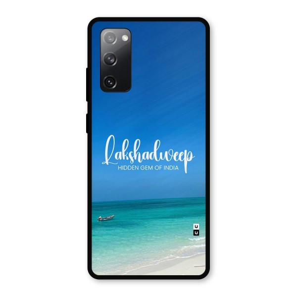 Lakshadweep Hidden Gem Metal Back Case for Galaxy S20 FE 5G
