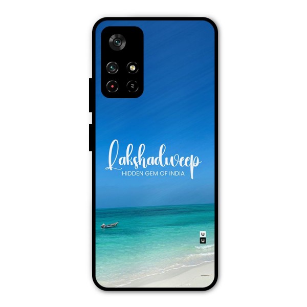 Lakshadweep Hidden Gem Metal Back Case for Poco M4 Pro 5G