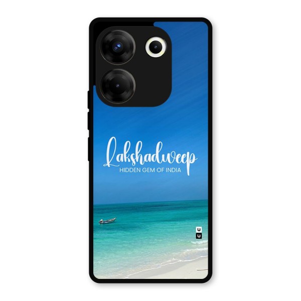 Lakshadweep Hidden Gem Metal Back Case for Tecno Camon 20