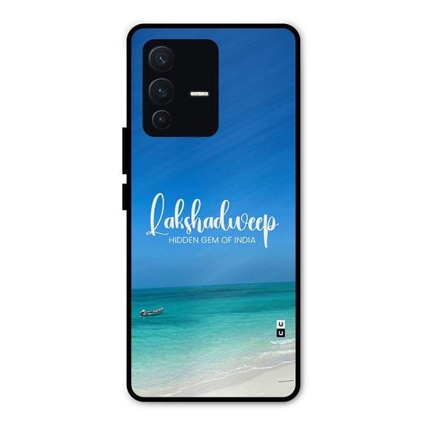 Lakshadweep Hidden Gem Metal Back Case for Vivo V23 Pro