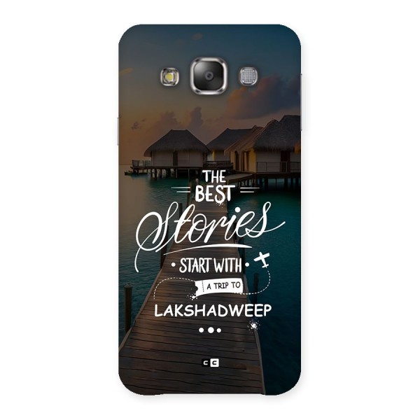 Lakshadweep Stories Back Case for Galaxy E7