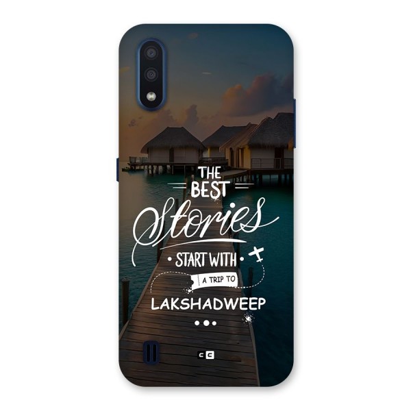 Lakshadweep Stories Back Case for Galaxy M01