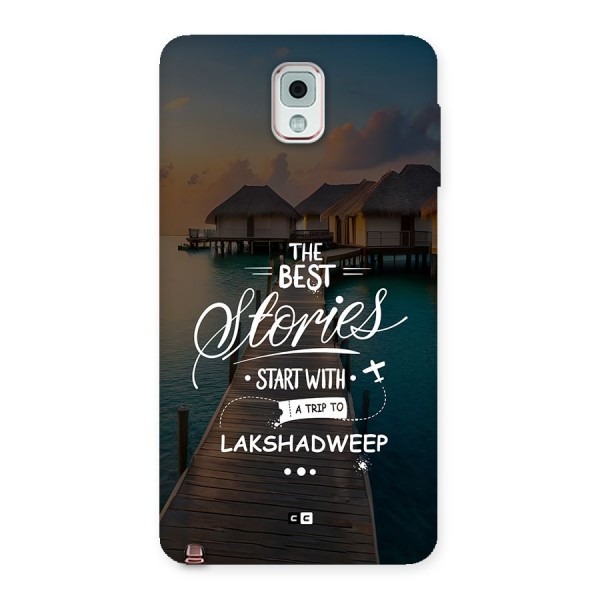 Lakshadweep Stories Back Case for Galaxy Note 3