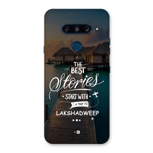 Lakshadweep Stories Back Case for LG  V40 ThinQ
