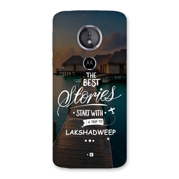 Lakshadweep Stories Back Case for Moto E5