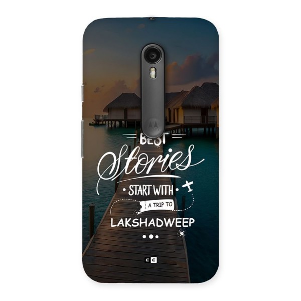 Lakshadweep Stories Back Case for Moto G3