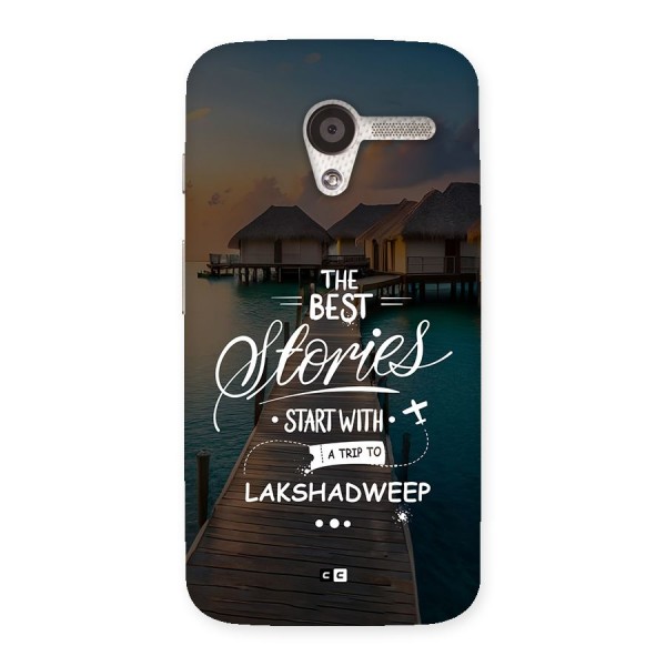 Lakshadweep Stories Back Case for Moto X