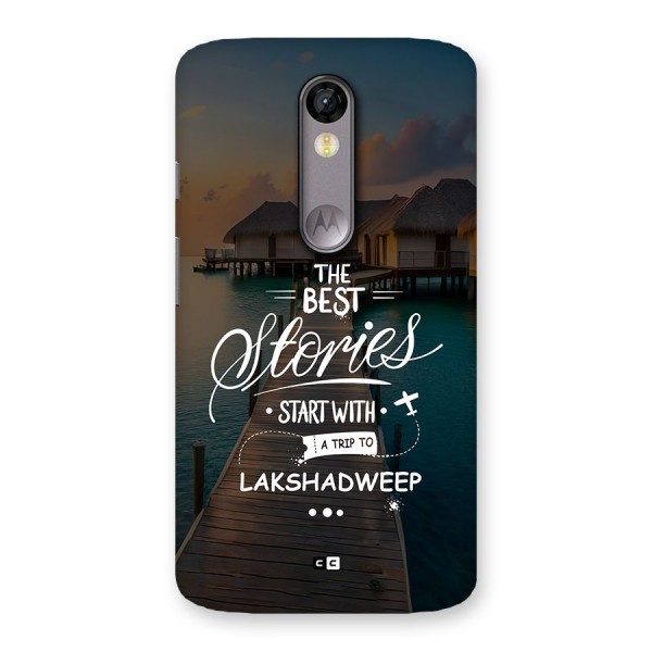 Lakshadweep Stories Back Case for Moto X Force