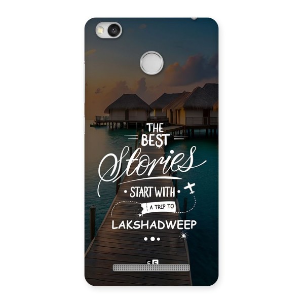 Lakshadweep Stories Back Case for Redmi 3S Prime