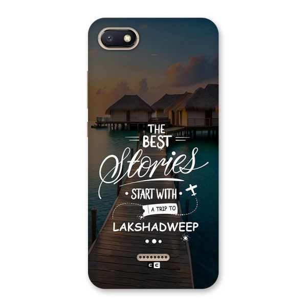 Lakshadweep Stories Back Case for Redmi 6A