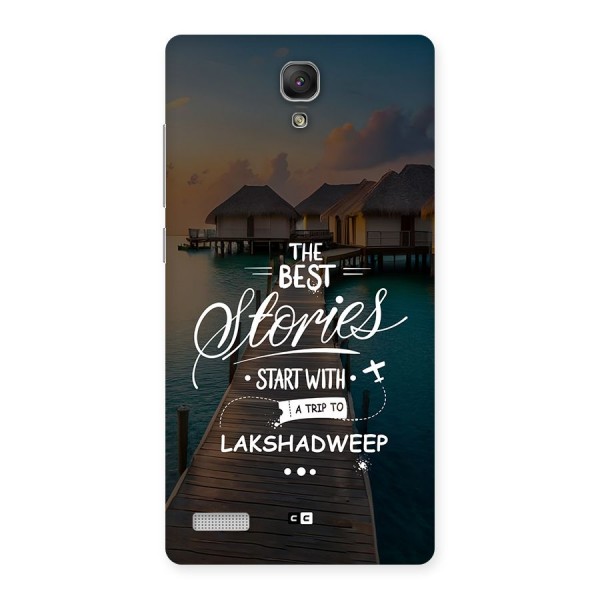 Lakshadweep Stories Back Case for Redmi Note