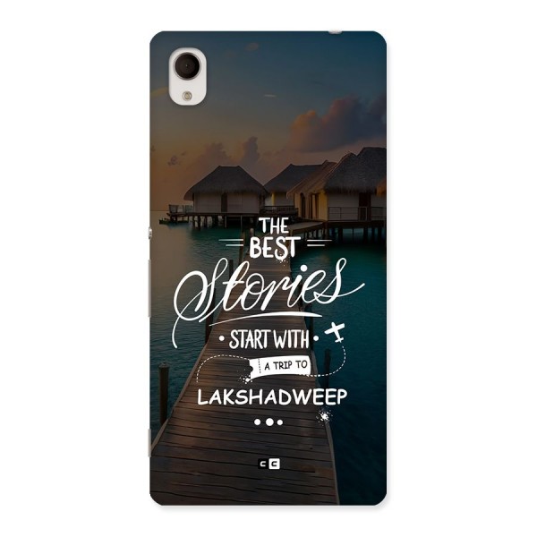 Lakshadweep Stories Back Case for Xperia M4