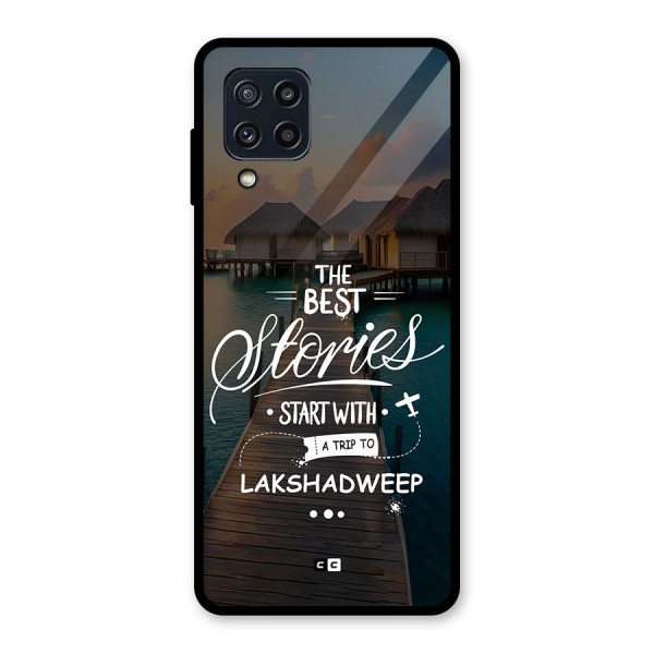 Lakshadweep Stories Glass Back Case for Galaxy M32
