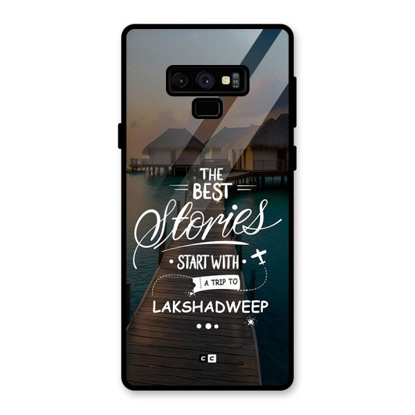 Lakshadweep Stories Glass Back Case for Galaxy Note 9