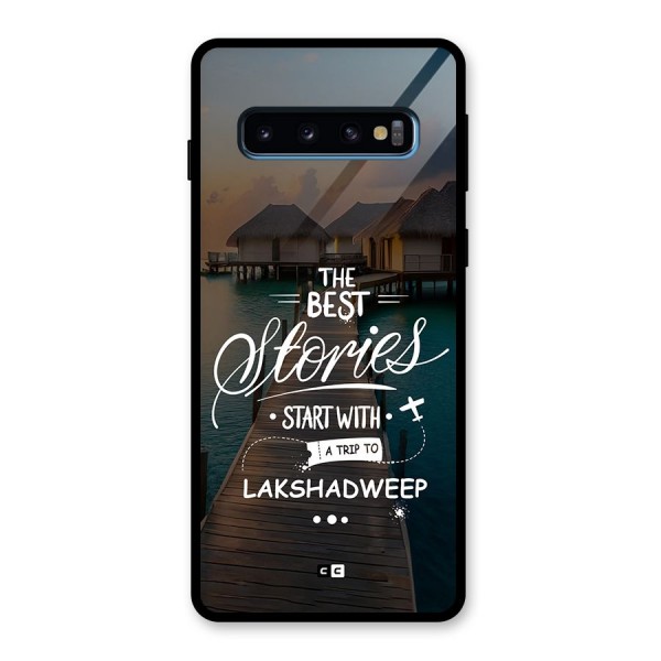 Lakshadweep Stories Glass Back Case for Galaxy S10
