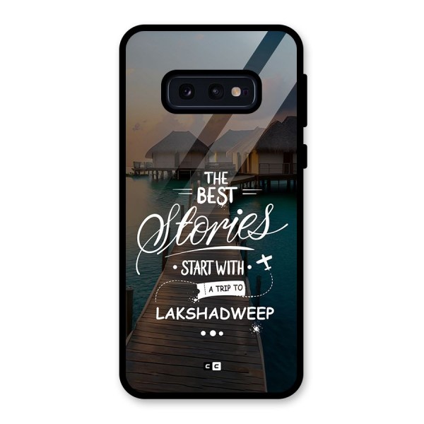 Lakshadweep Stories Glass Back Case for Galaxy S10e