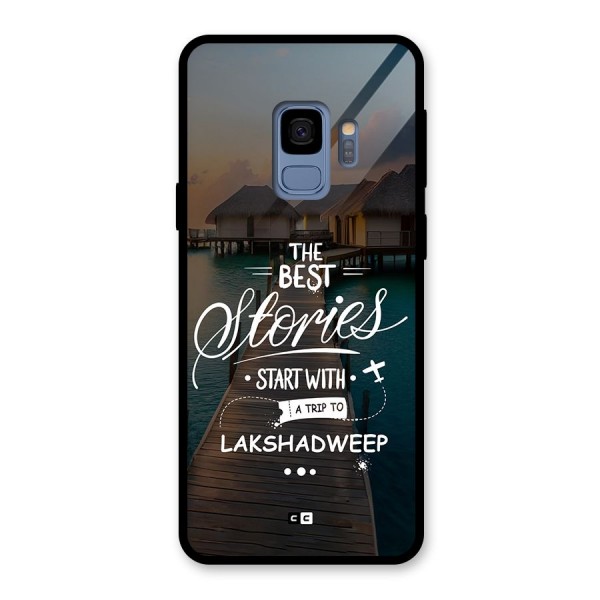 Lakshadweep Stories Glass Back Case for Galaxy S9