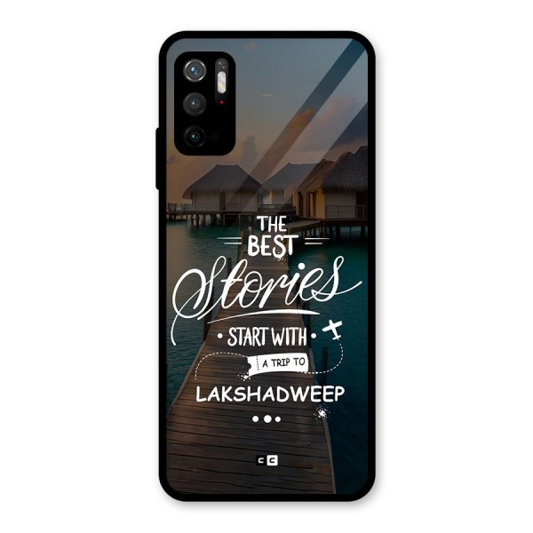 Lakshadweep Stories Glass Back Case for Poco M3 Pro 5G