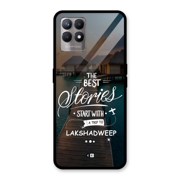 Lakshadweep Stories Glass Back Case for Realme Narzo 50