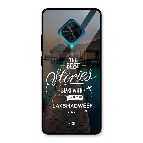 Lakshadweep Stories Glass Back Case for Vivo S1 Pro