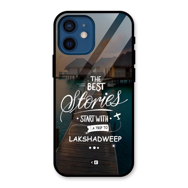 Lakshadweep Stories Glass Back Case for iPhone 12 Mini