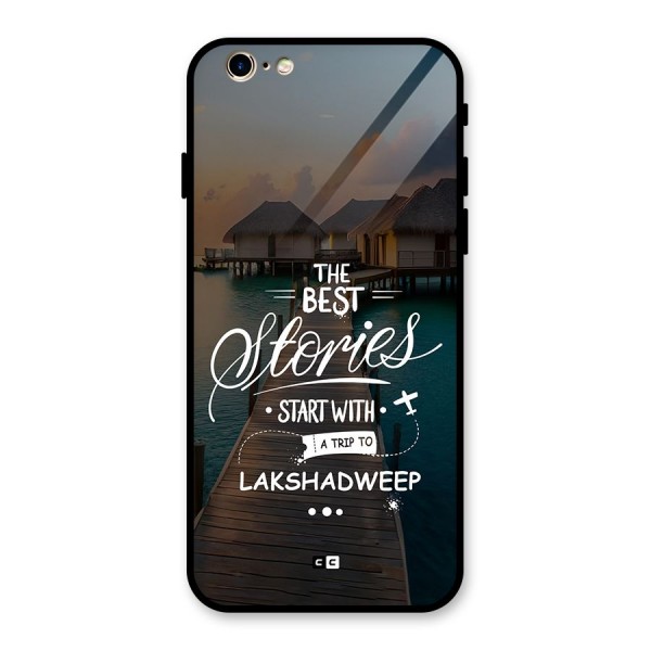 Lakshadweep Stories Glass Back Case for iPhone 6 6S